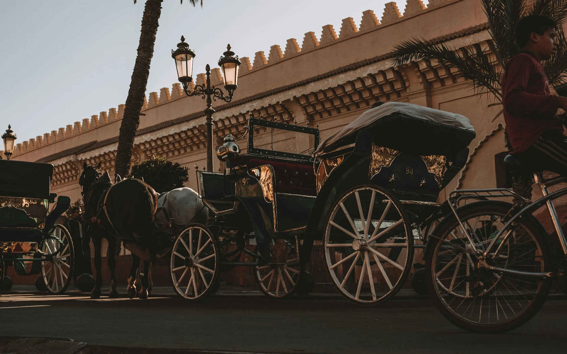 Marrakech by Night: Horse Carriage Ride with Dinner & Show